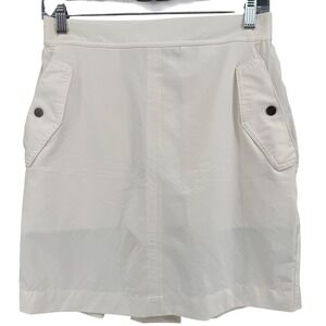 Athleta Ivory Utility Pocket Skirt Skort Women's Size 6 Golf Athleisure